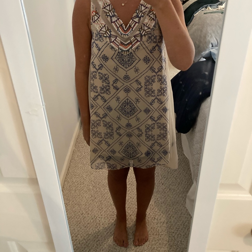 Free People Beaded High Low Dress